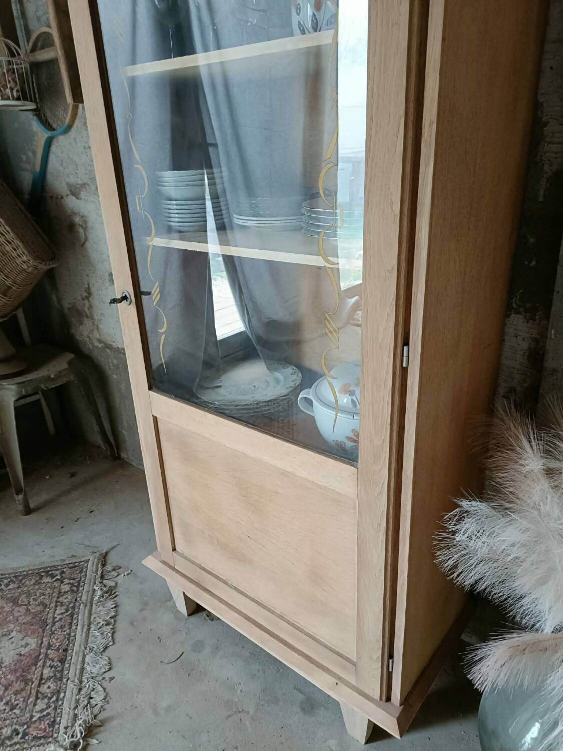 Bonnetière vitrine