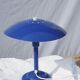 Blue table lamp Aluminor 1960-70