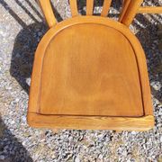 6 bistro chairs, light colour