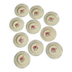Set of 10 Deep Plates Model Josiane Sarreguemines Manufacture