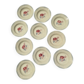 Lot De 10 Assiettes Creuses Modèle Josiane Manufacture Sarreguemines