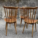 Set of 4 Menuet Baumann chairs