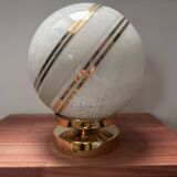 Plafonnier ou applique vintage globe blanc