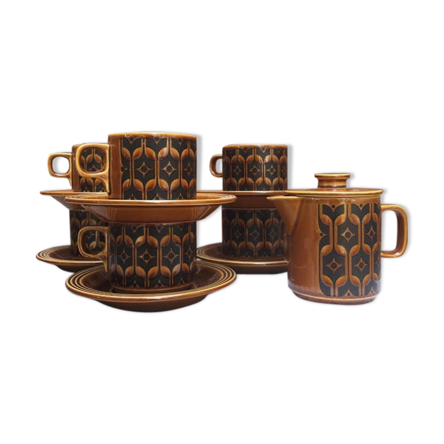 A coffee vintage England Heirloom Honsea service