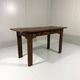 Rustic oak console table or desk 1960’s