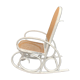 Old rocking chair with white patina