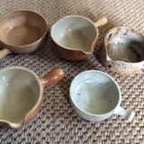 Set of 5 sandstone ramekins