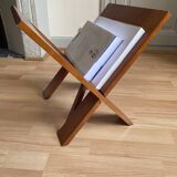 Wooden magazine rack