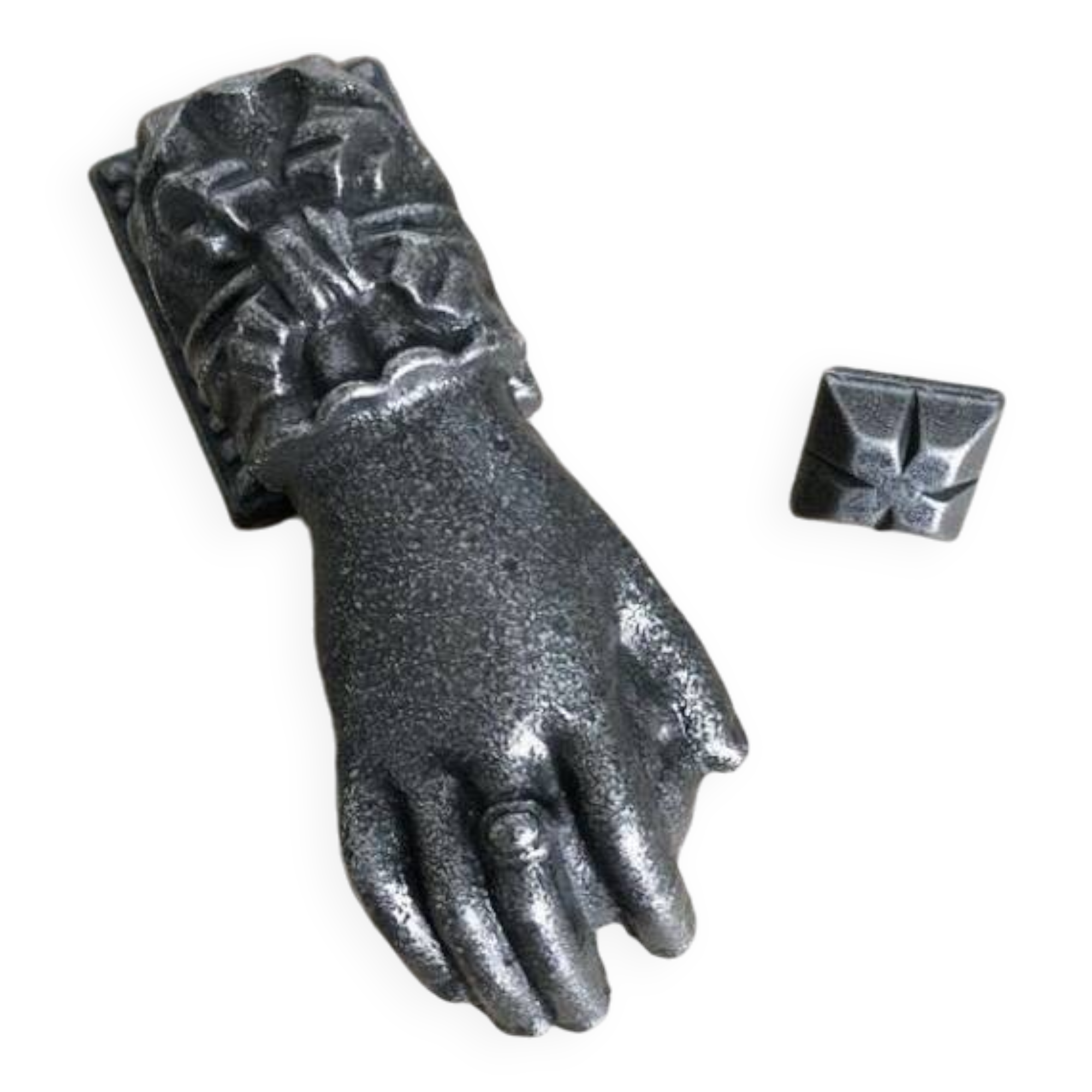 Vintage hand door knocker