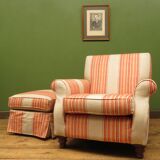 MULTIYORK ARMCHAIR AND FOOTSTOOL