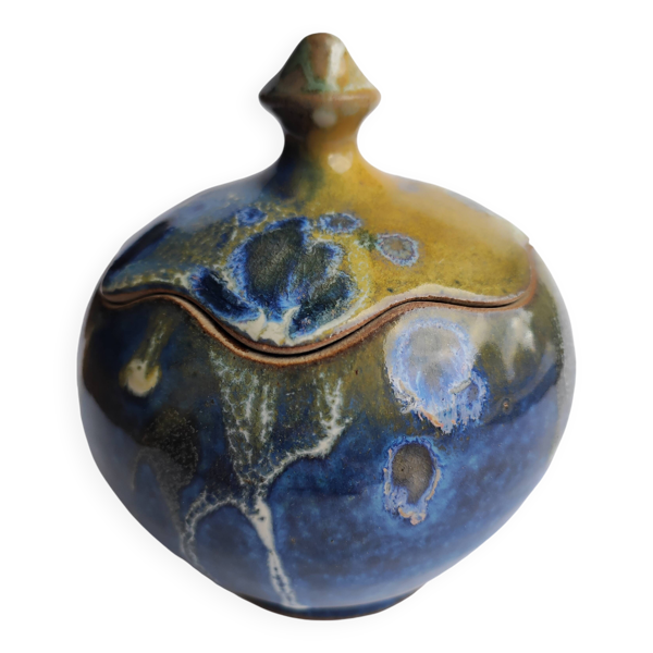 Bonbonnière en grès Poterie Nault