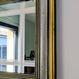 Antique mirror with a gold frame, classic elegance 49 x 38 cm