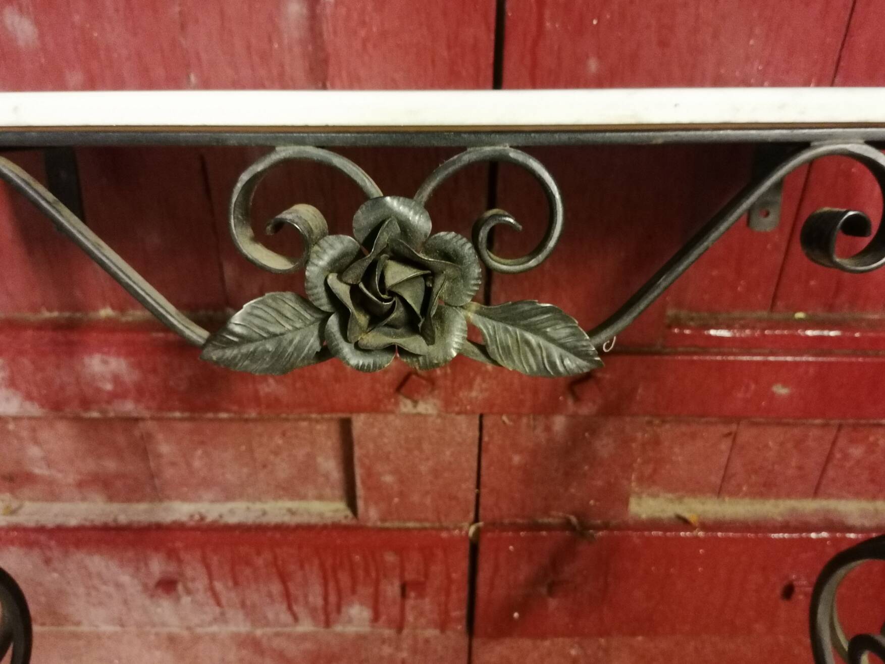 Art Deco wrought iron consoles