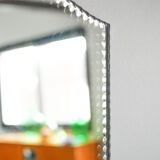 Beveled vintage mirror, 30x149cm