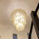 Murano glass ceiling light by Venini 1990