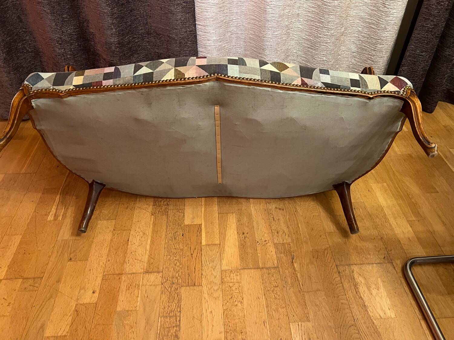 Louis XV style banquette