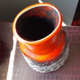 Vase Scheurich West germany lava