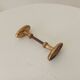 Pair of antique Louis XVI style solid bronze door handles
