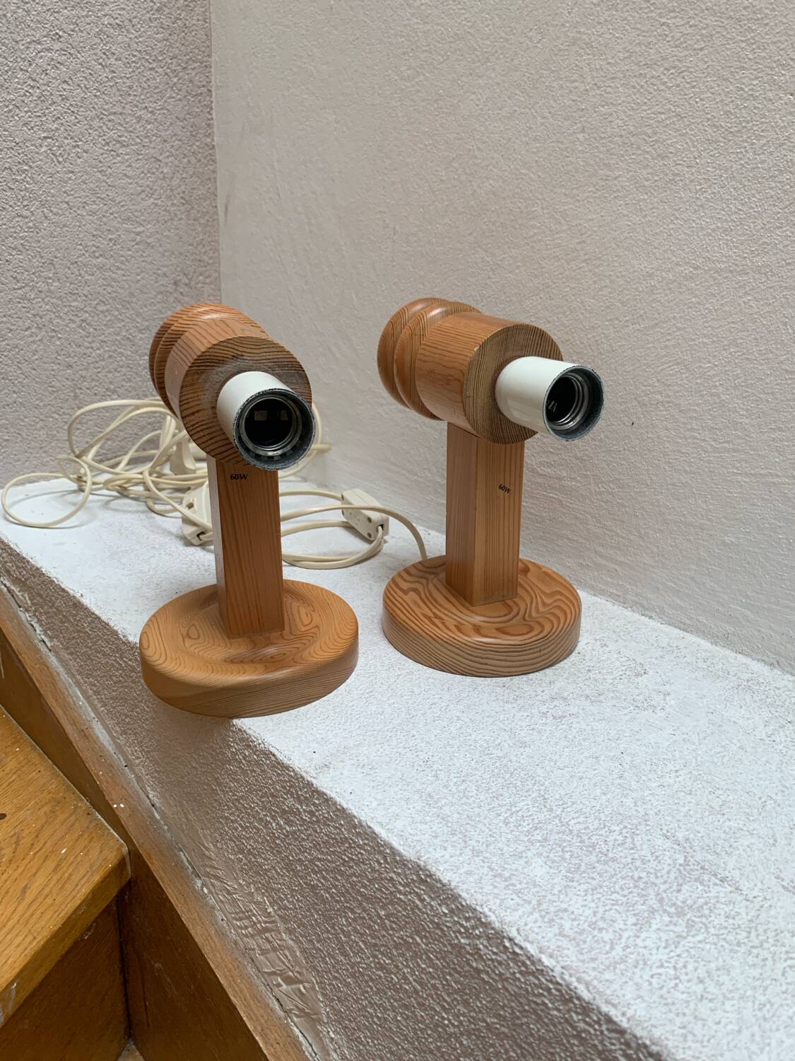 Pairs of wall lights