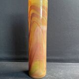Cylindrical vase signed – Verriers de Maure Vieil