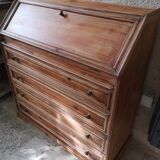 Secrétaire scriban ancien en bois