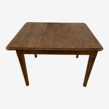 Vintage table in raw wood