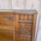 Art Deco headboard in solid oak, 1960, 138cm