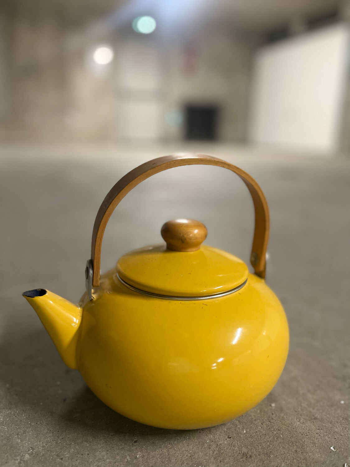 Enamelled kettle