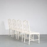 1970s Faux bamboo dining chairs from Spain