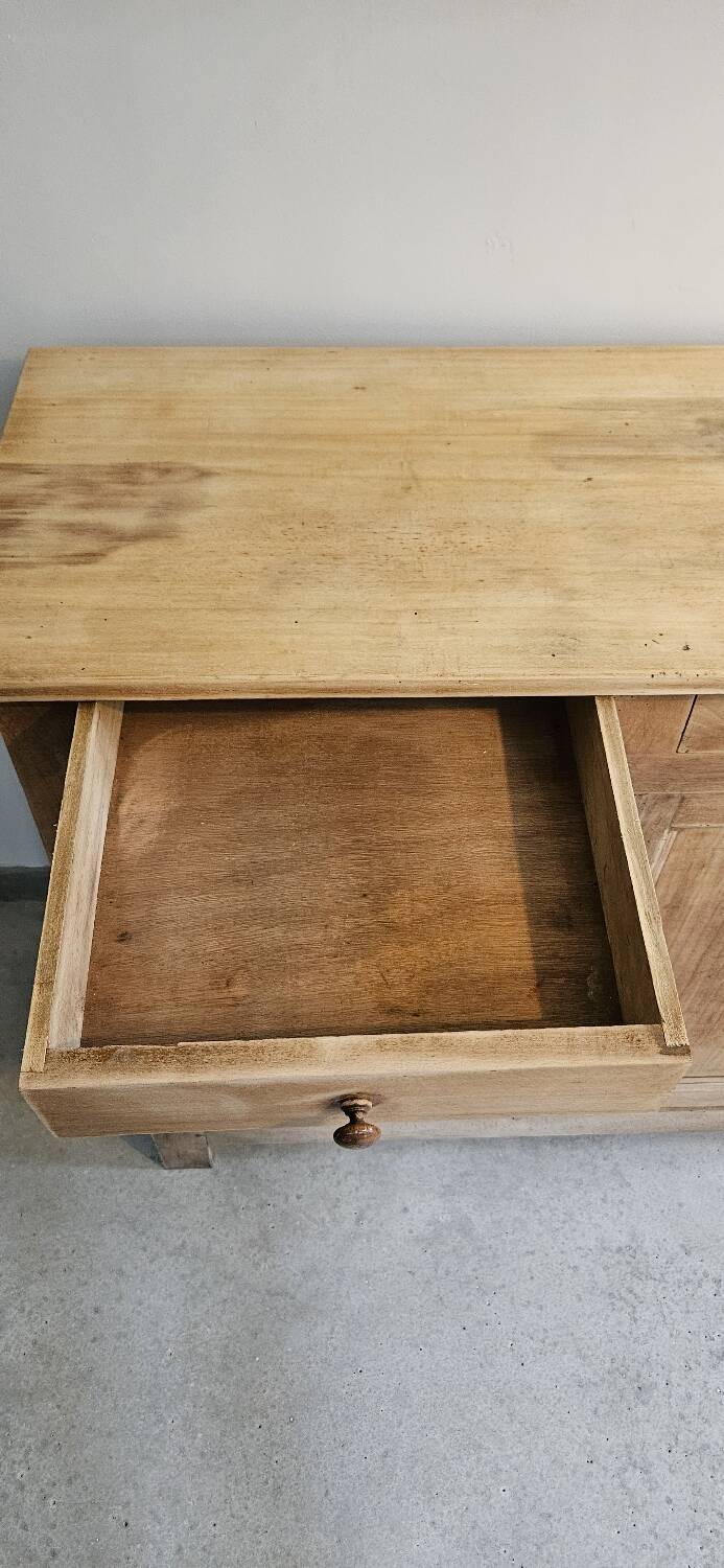 Old sideboard Parisian vintage wooden furniture