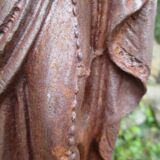 Cast iron statue of the Virgin Mary