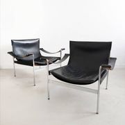 Lot de 2 chaises longues « D99 » par Hans Könecke pour Tecta années 1960