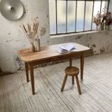 Solid oak farmhouse table 150 cm