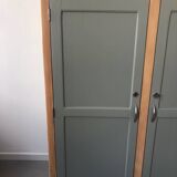 Verdigris two-door wardrobe