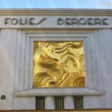 Art deco bas-relief folies bergères paris