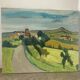 Paysage de 1981 signé Louise Claeysen