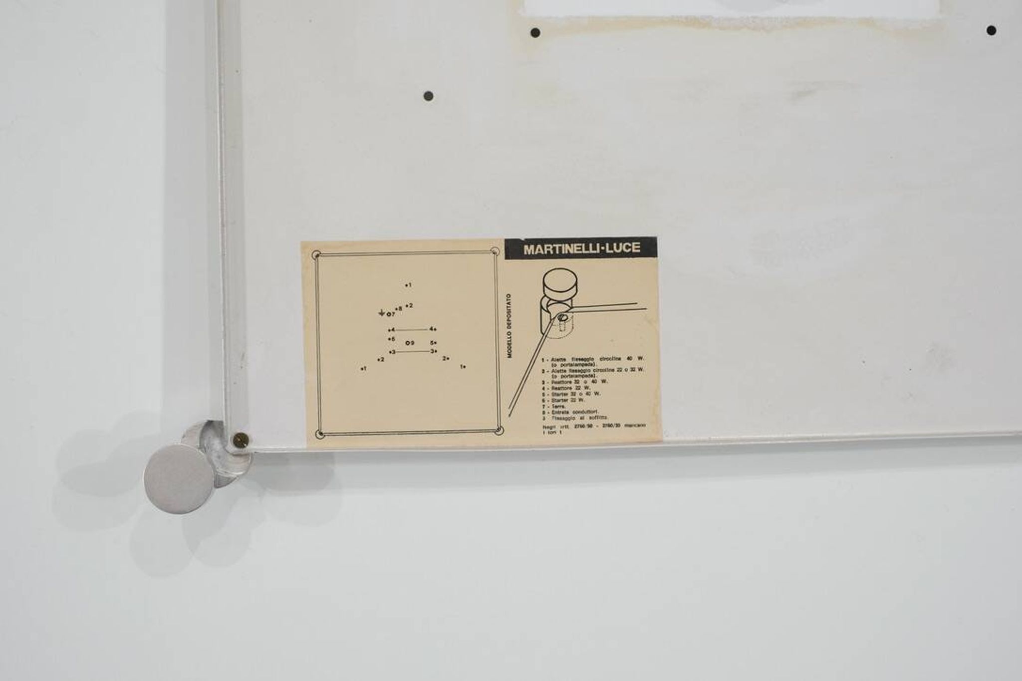 Wall lamp "Bolla" by Elio Martinelli for Martinelli Luce, Italy