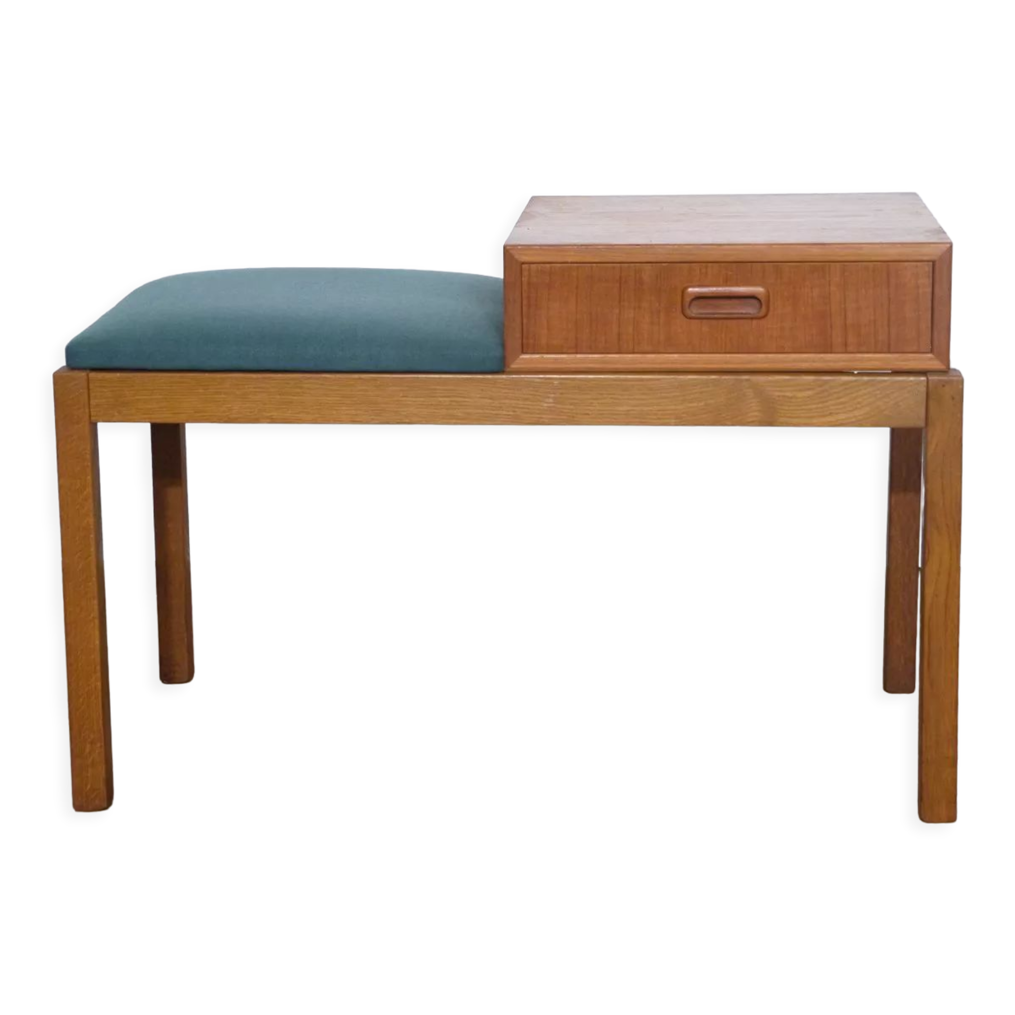 Console ou meuble d'appoint vintage scandinave en teck 1960