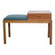Console ou meuble d'appoint vintage scandinave en teck 1960
