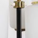 Vintage 50's floor lamp in metal and glass, italian design