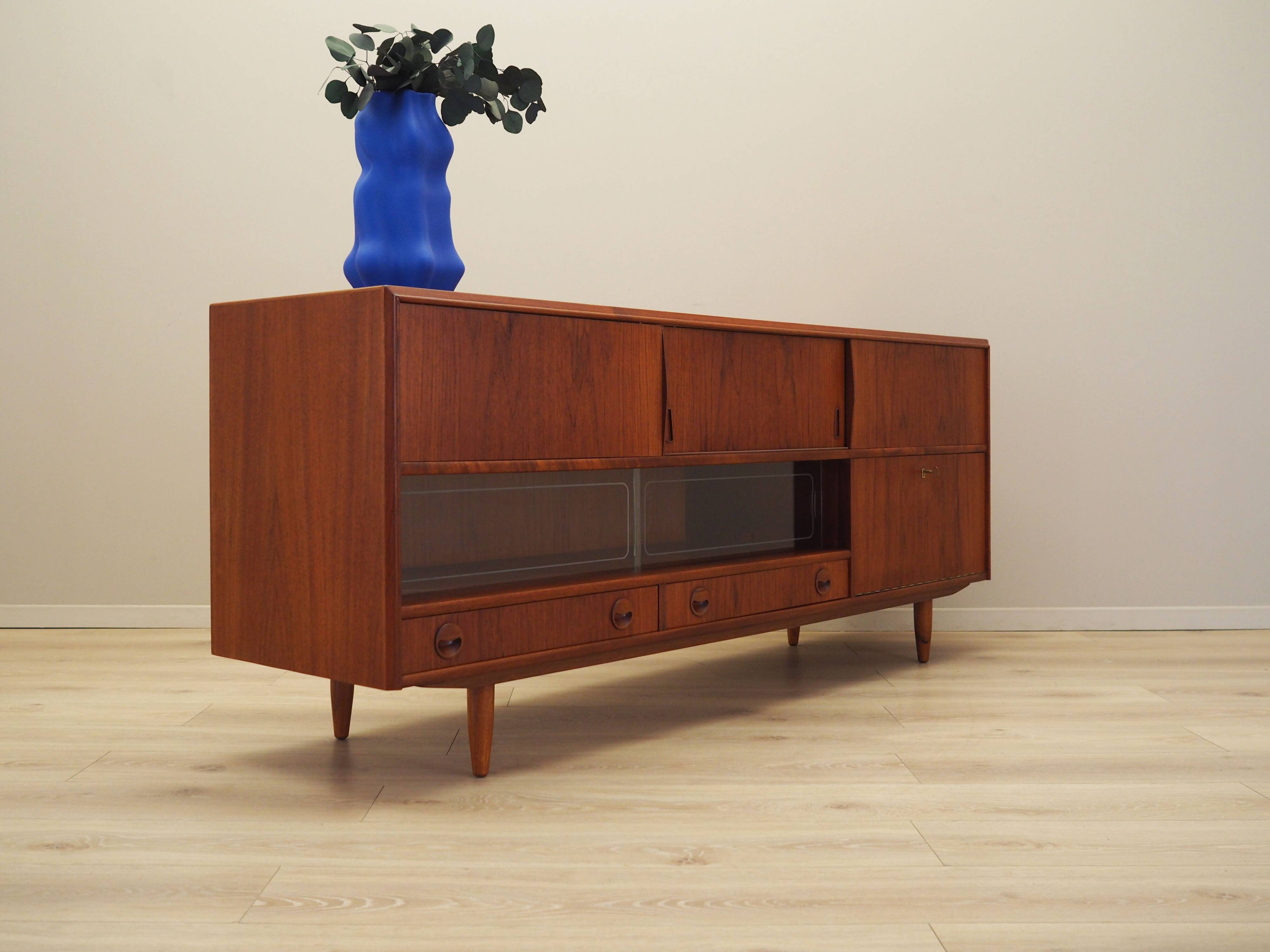 Teak sideboard, Danish design, 1970s, production: Denmark