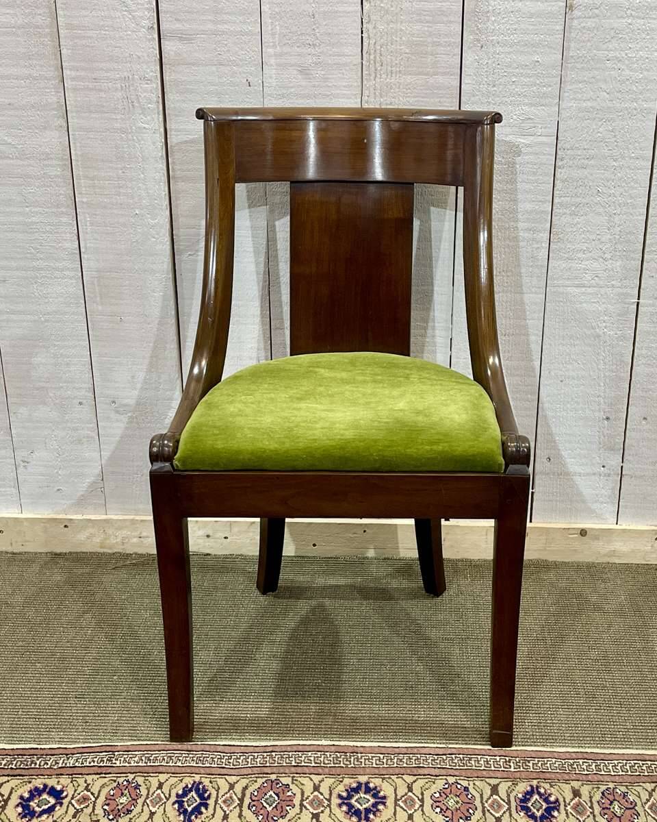 19th century Empire mahogany chair
