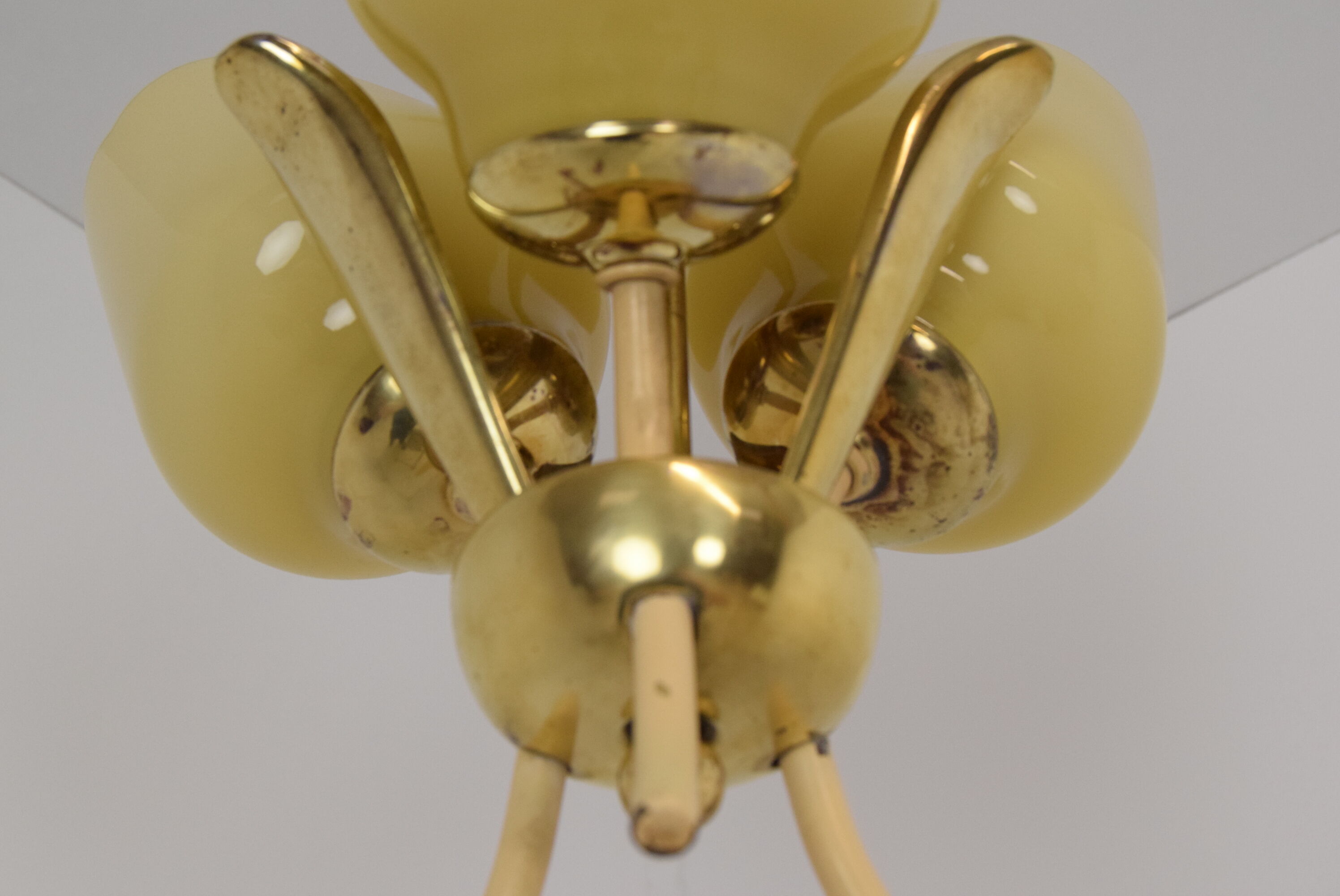 Mid-century Chandelier,Czechoslovakia,1960