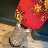 Floor lamp with floral shade 70