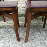 Chaises de bistrot années 50