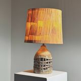 Ceramic lamp base by Robert Pérot, Vallauris, France, circa 1960.