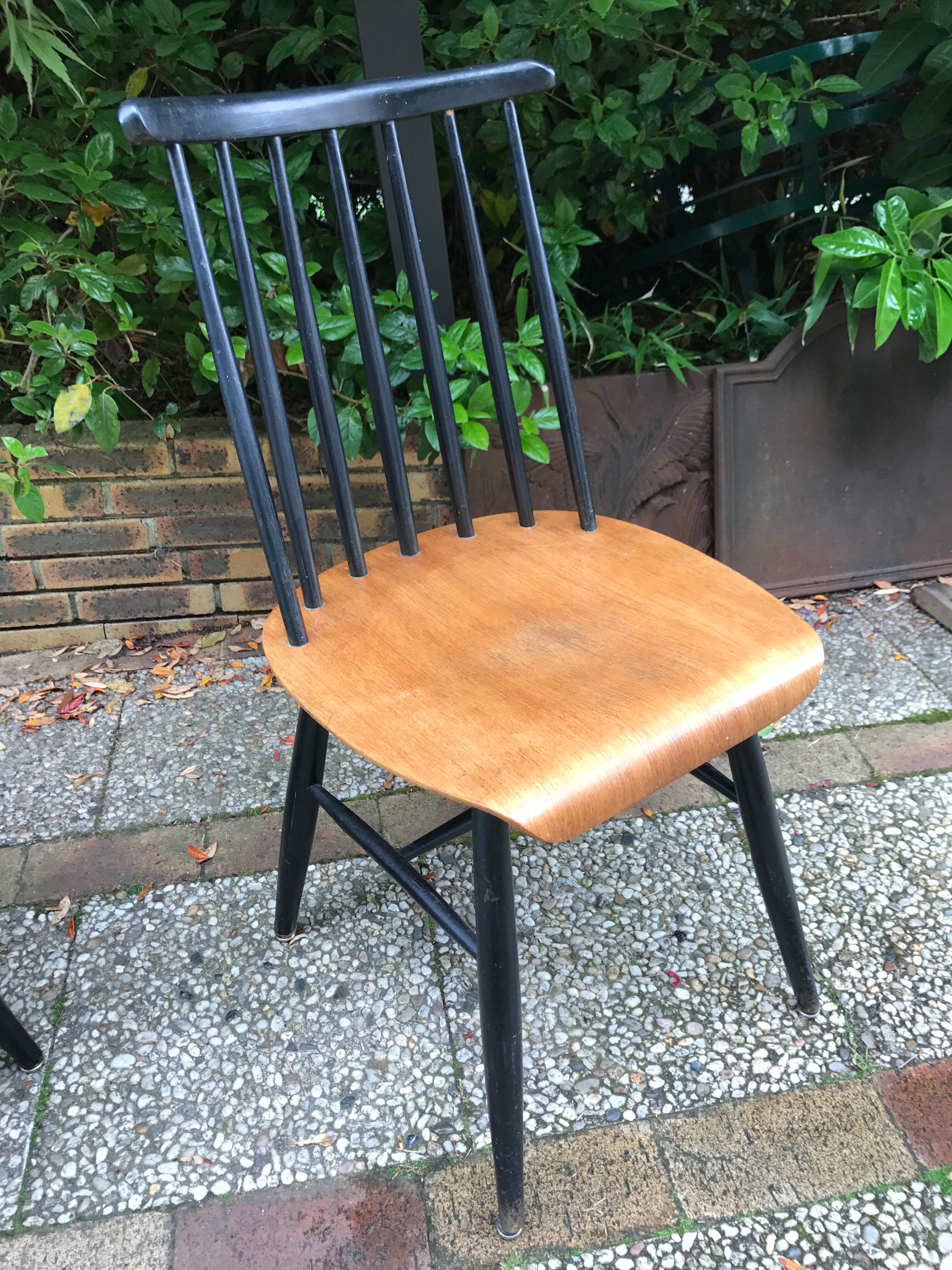 Four chairs Fanett by Ilmari Tapiovaara