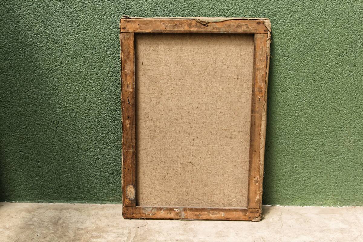 Portrait of a woman, oil on canvas, 19th century