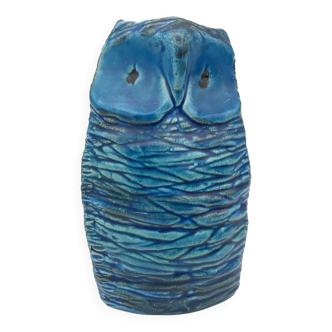Ceramic OWL Rimini Blu by ALDO LONDI for BITOSSI, Italy
