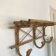 Bamboo coat rack shelf